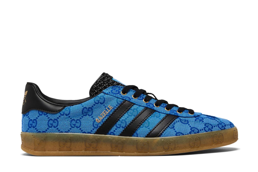 Gucci x adidas Gazelle Blue GG Monogram