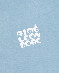 Aimé Leon Dore Stacked Logo Tee Soft Chambray