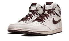 Air Jordan 1 x A Ma Maniére Sail and Burgundy
