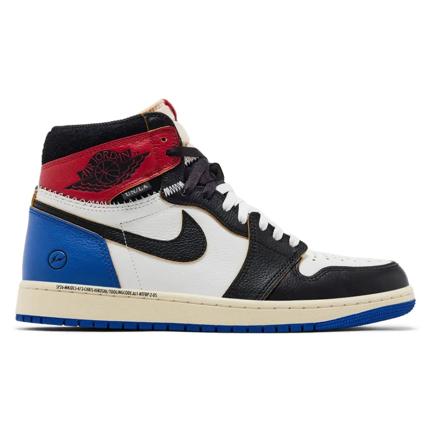 Air Jordan 1 Retro High OG SP Fragment x Union LA Varsity Red Sport Royal