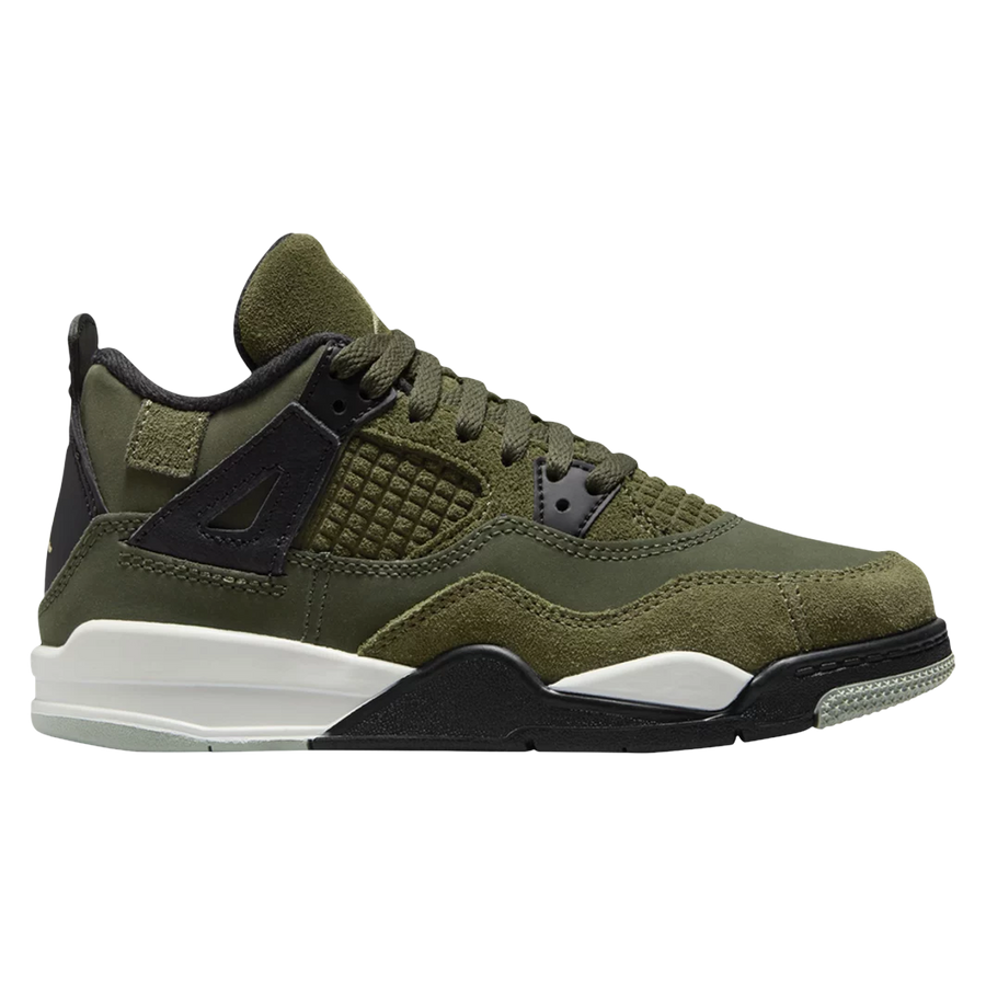 Air Jordan 4 Retro SE Craft Medium Olive (PS)