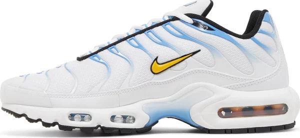 Air Max Plus White University Blue Gold