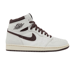 Air Jordan 1 x A Ma Maniére Sail and Burgundy