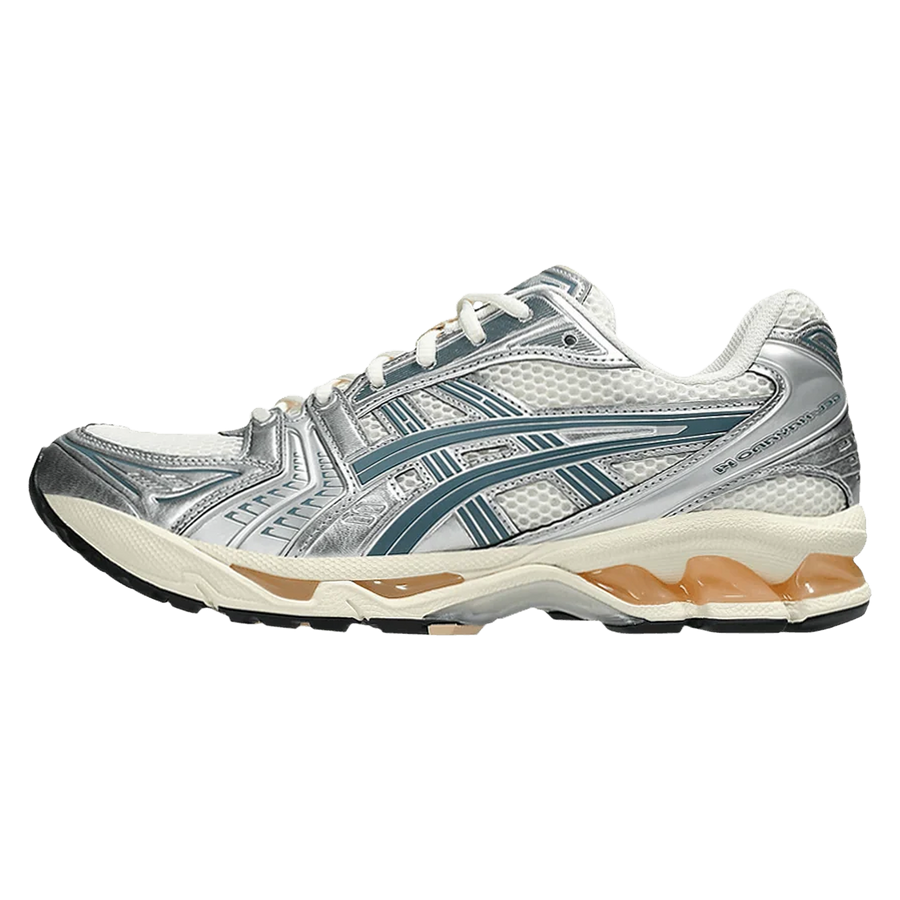 ASICS Gel-Kayano 14 Birch Pure Silver Teal Gold