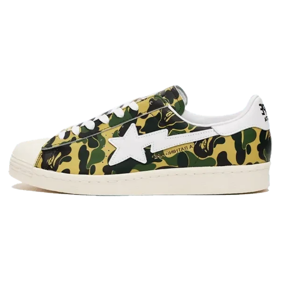Bape x adidas Superstar ABC Camo Green