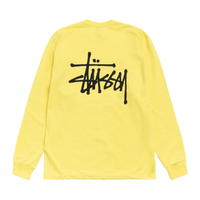Basic Stussy LS Tee Lemon