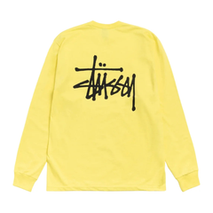 Basic Stussy LS Tee Lemon