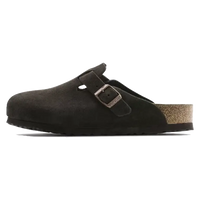 Birkenstock Boston Soft Footbed Suede Mocca