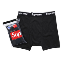 Supreme Boxers 4 Pack Black