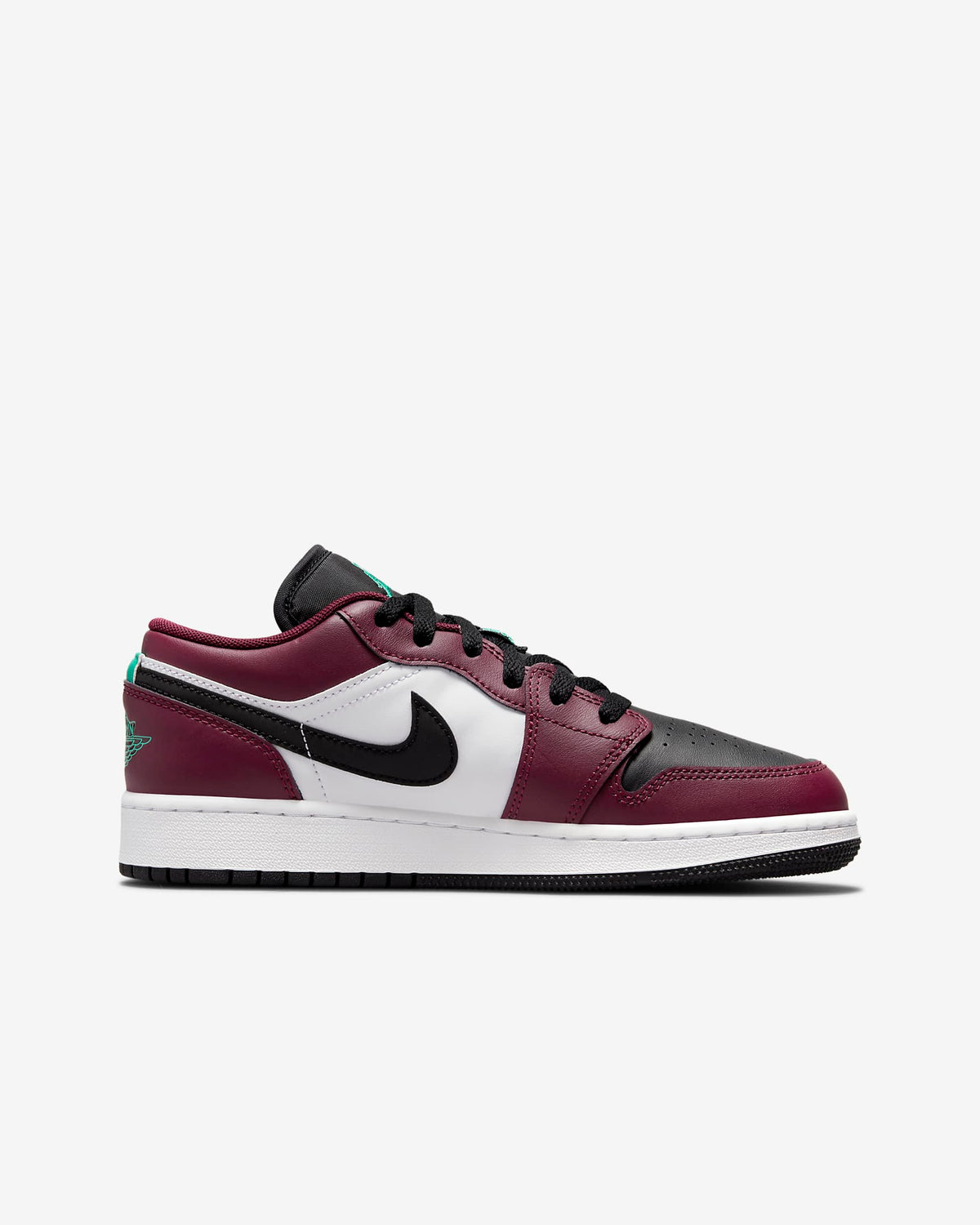 Air Jordan 1 Low Dark Beetroot Roma Green