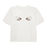 Cafe Societe Cropped T-shirt Oyster