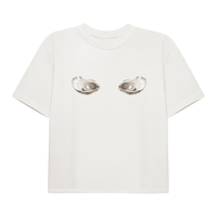 Cafe Societe Cropped T-shirt Oyster
