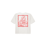 Cafe Societe Cropped T-shirt Slavic Girl