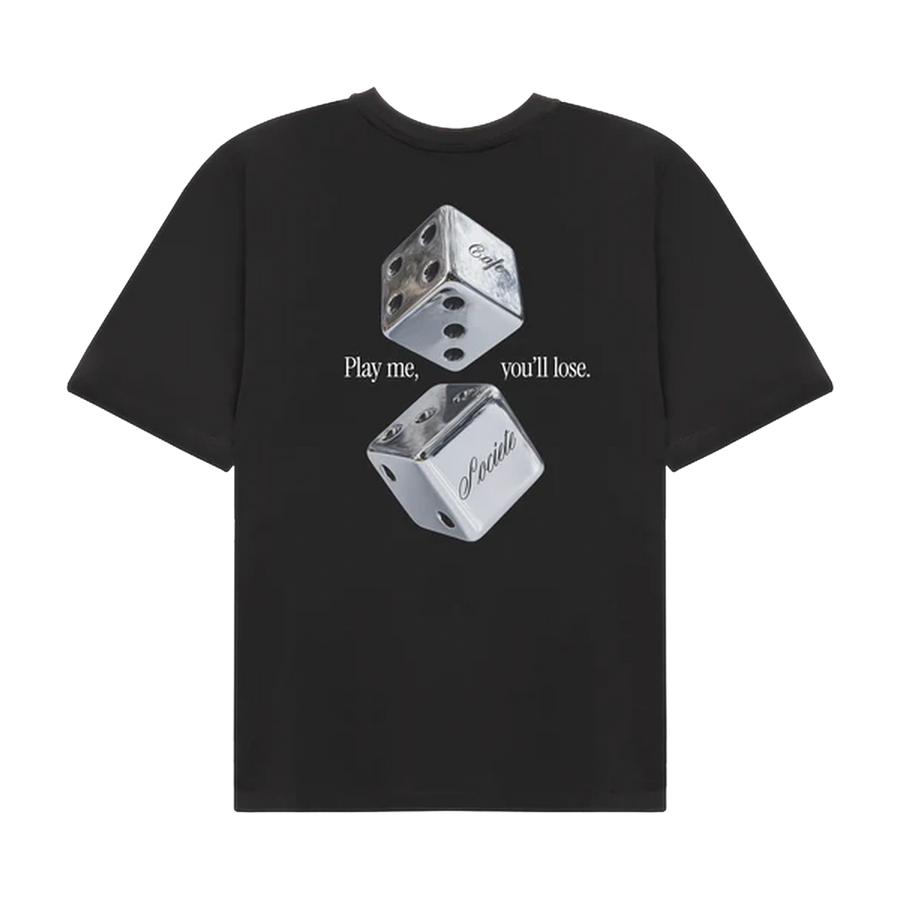 Cafe Societe T-shirt Dices Black