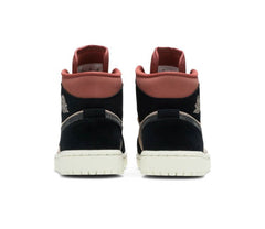 Air Jordan 1 Mid Burgundy Dusty Pink dámské