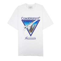 Casablanca Aiiiir Printed White Tee