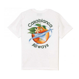 Casablanca Orbite Autour De L’orange Screen White Tee