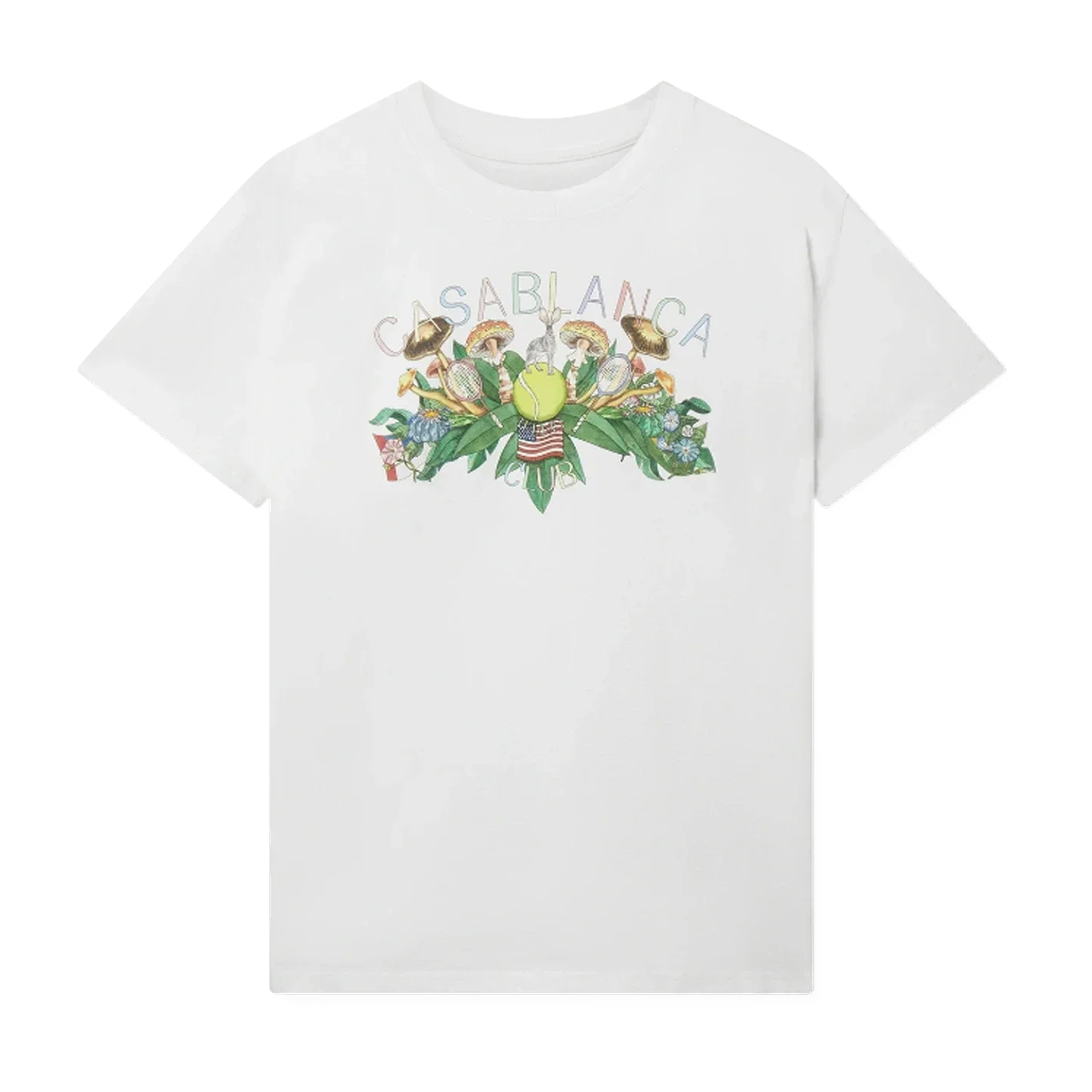 Casablanca Palm Spring Tennis Club White Tee