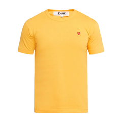 CDG Play T-shirt Yellow