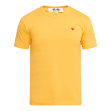 CDG Play T-shirt Yellow