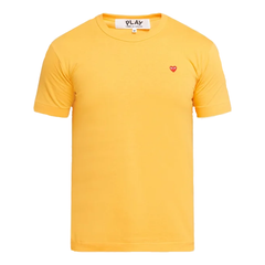 CDG Play T-shirt Yellow