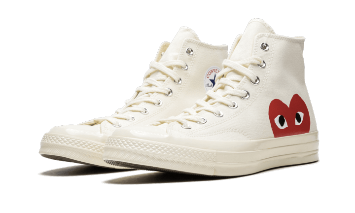 Comme des Garçons x Converse Chuck Taylor All-Star 70s Hi CDG PLAY White