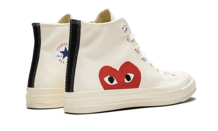 Comme des Garçons x Converse Chuck Taylor All-Star 70s Hi CDG PLAY White
