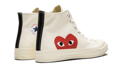 Comme des Garçons x Converse Chuck Taylor All-Star 70s Hi CDG PLAY White