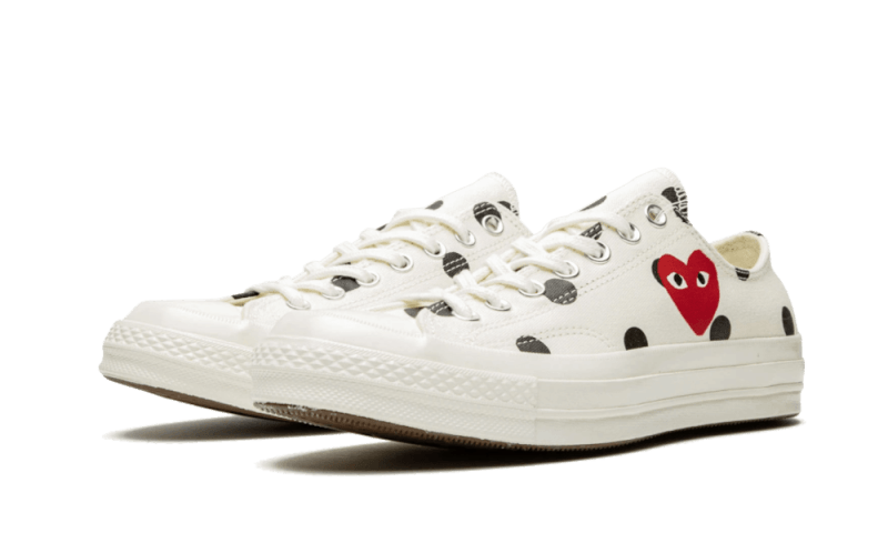Comme des Garçons x Converse Chuck Taylor All-Star 70s Ox CDG PLAY Polka Dot White
