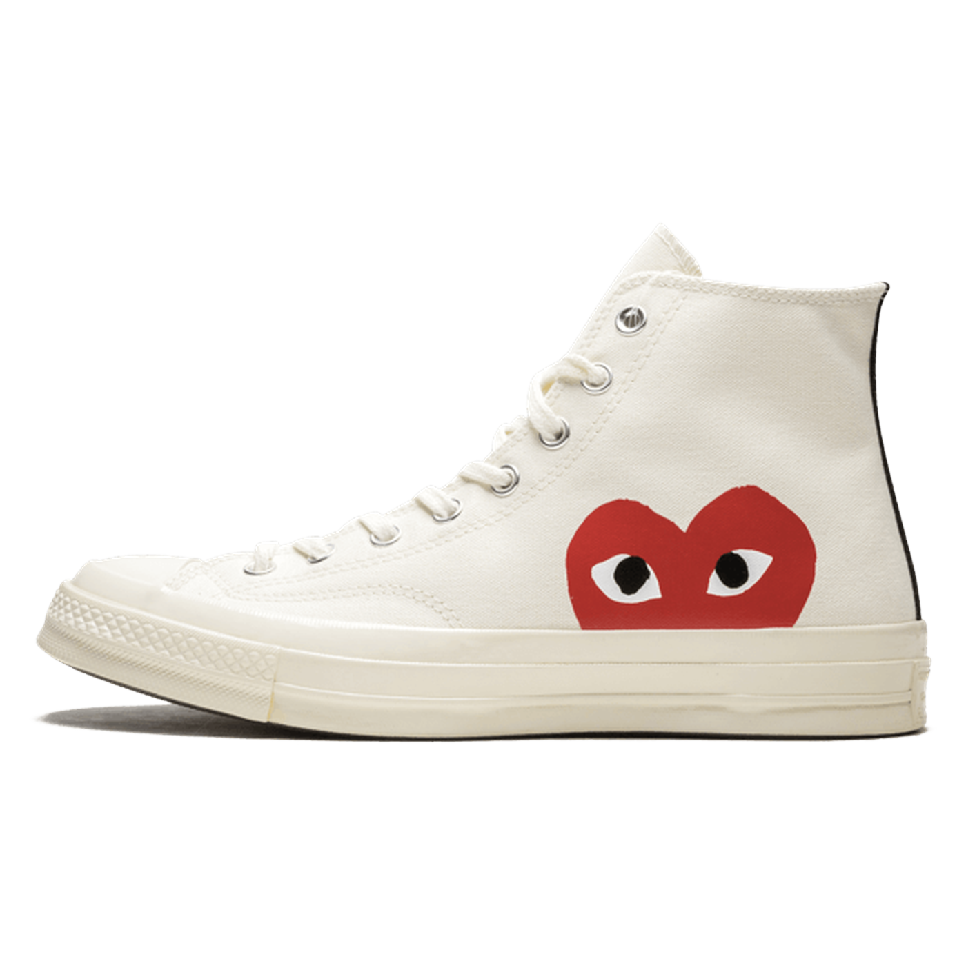 Comme des Garçons x Converse Chuck Taylor All-Star 70s Hi CDG PLAY White