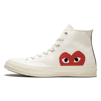 Comme des Garçons x Converse Chuck Taylor All-Star 70s Hi CDG PLAY White
