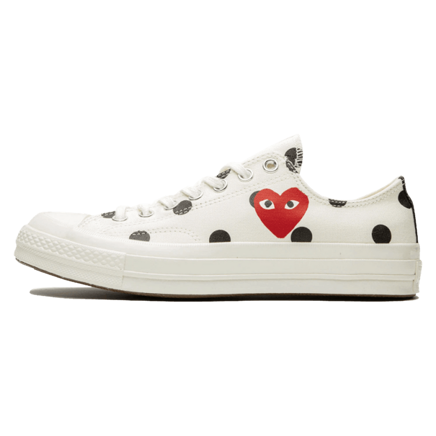 Comme des Garçons x Converse Chuck Taylor All-Star 70s Ox CDG PLAY Polka Dot White