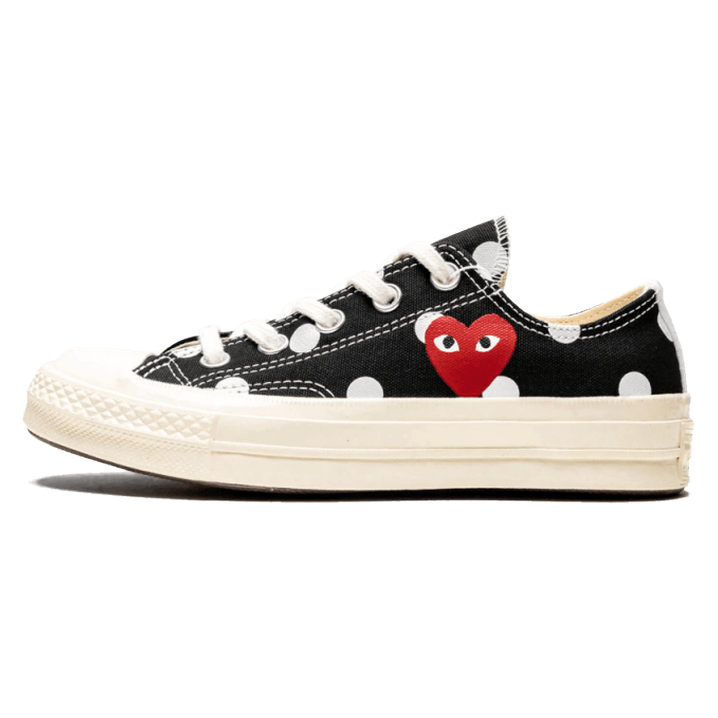 Comme des Garçons x Converse Chuck Taylor All-Star 70s Ox CDG PLAY Polka Dot Black
