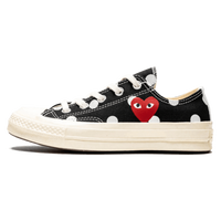 Comme des Garçons x Converse Chuck Taylor All-Star 70s Ox CDG PLAY Polka Dot Black
