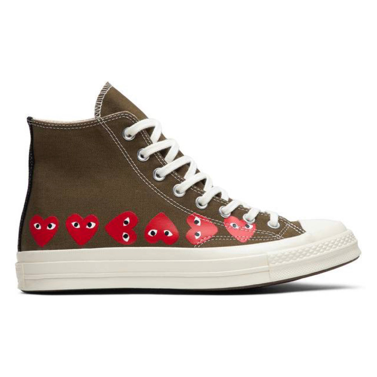 Converse Chuck Taylor All-Star 70 Hi Comme des Garcons Play Multi-Heart Green