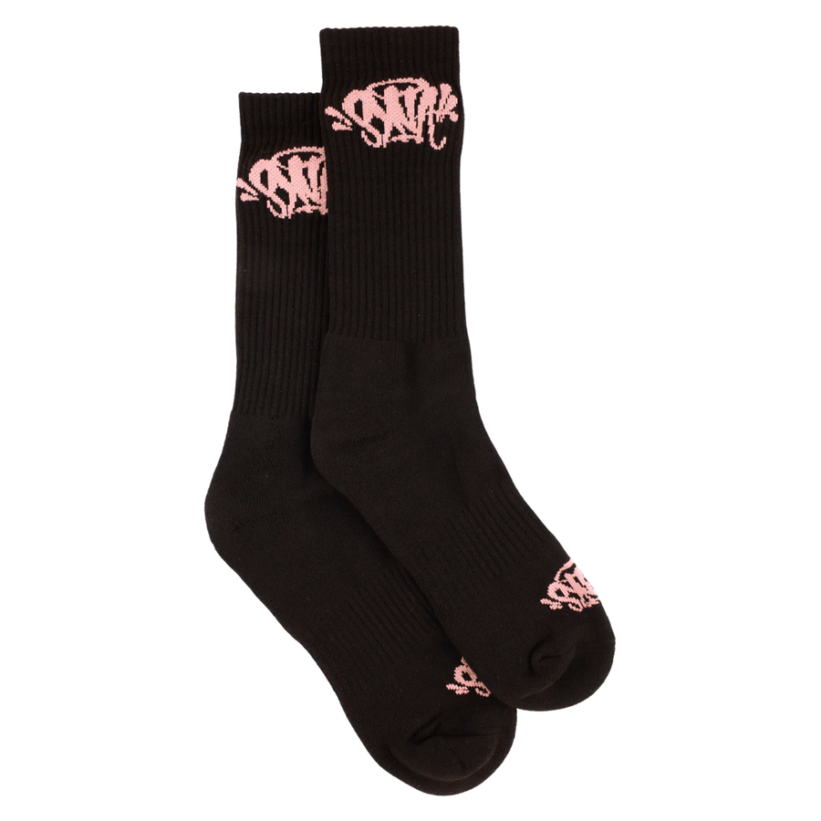 Corteiz 2PACK Ponožky Syna x Central Black/Rose