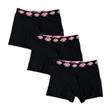 Corteiz 3PACK Boxers Syna x Central Black/Rose