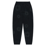 Denim Tears Cotton Wreath Sweatpants Black Monochrome