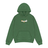 Denim Tears Floral Embroidered Logo Hoodie Green