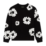 Denim Tears Long-Sleeve Wreath Tee Black