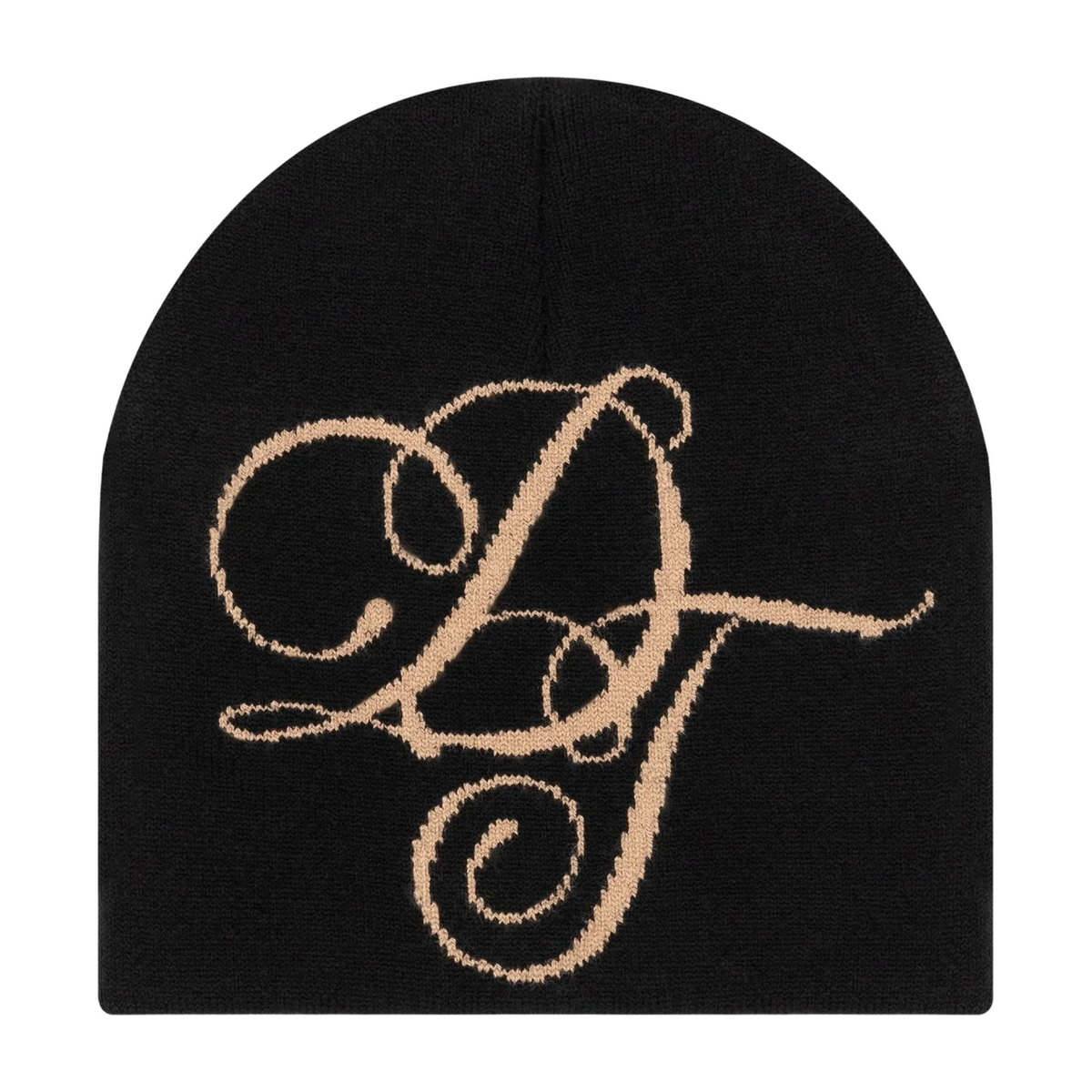 Denim Tears Metallic Gold Script Beanie