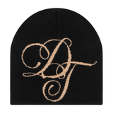 Denim Tears Metallic Gold Script Beanie