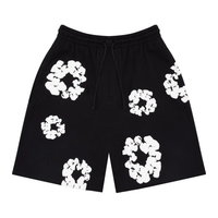 Denim Tears The Cotton Wreath Shorts Black