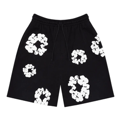 Denim Tears The Cotton Wreath Shorts Black