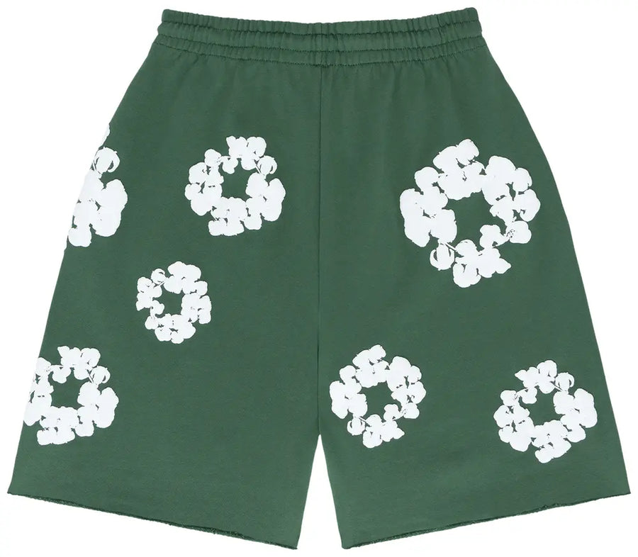 Denim Tears The Cotton Wreath Shorts Green