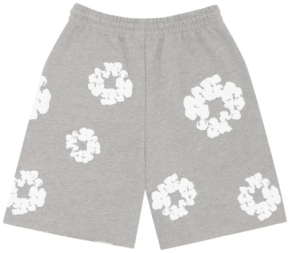 Denim Tears The Cotton Wreath Shorts Grey