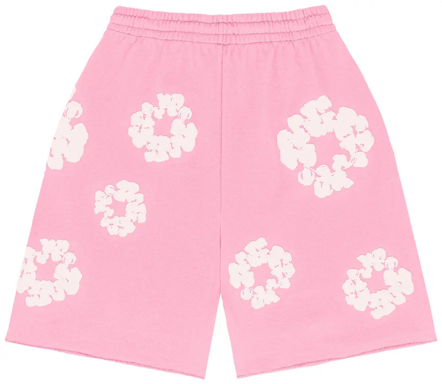 Denim Tears The Cotton Wreath Shorts Powder Pink