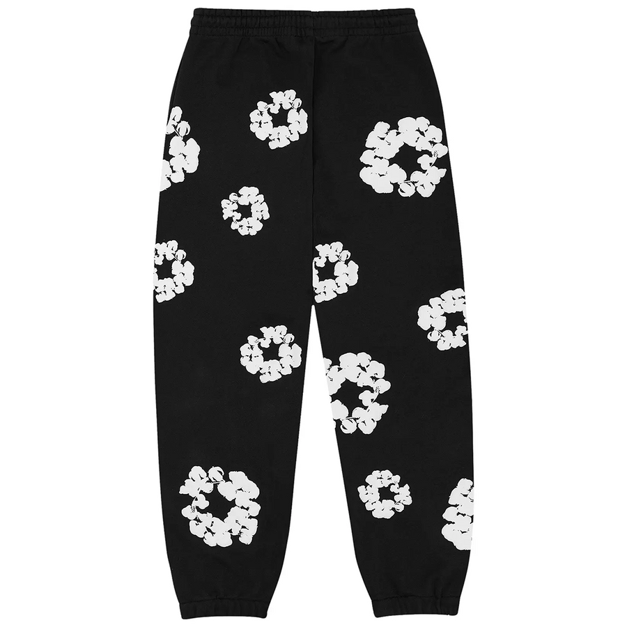 Denim Tears The Cotton Wreath Sweatpants Black