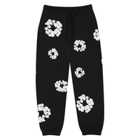 Denim Tears The Cotton Wreath Sweatpants Black