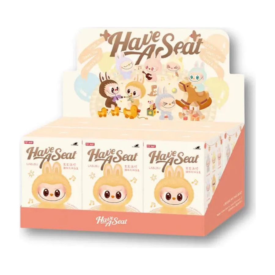 Display Labubu The Monsters Have a Seat Vinyl Plush (6 Blind Boxes)